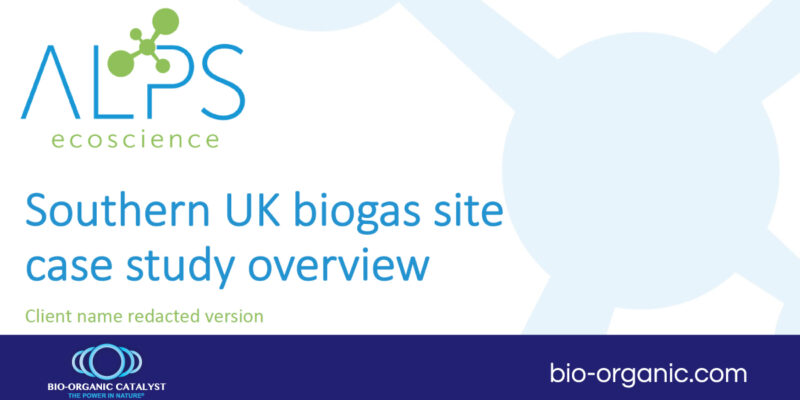 ALPS, Southern UK Biogas Site Case Study Overview